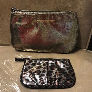 (2) Victoria Secret🥳HP🥳PINK Cosmetic Bags